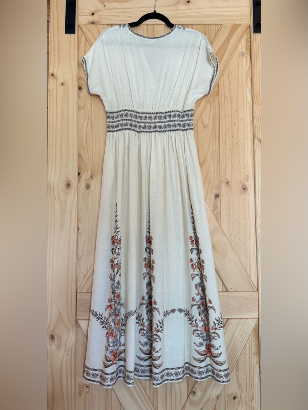 Max Studio London Floral Border Print Maxi Dress – Size Small – NWT - Picture 4 of 10